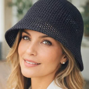 Bucket Chapeu Vazado Respirável Malha Leve Dobrável | Isis