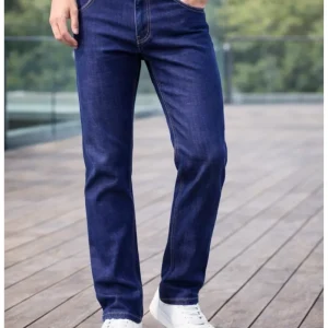 Calça Jeans Masculina Reta Forro Pelúcia Térmica Inverno | Denni