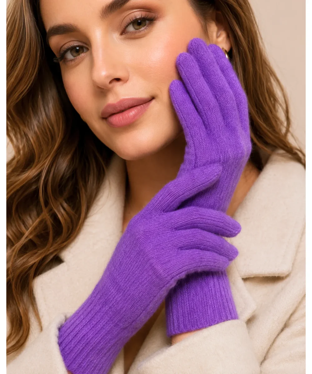 Luva de Frio Feminina Tricot Felpuda Macia | Lis - Image 2