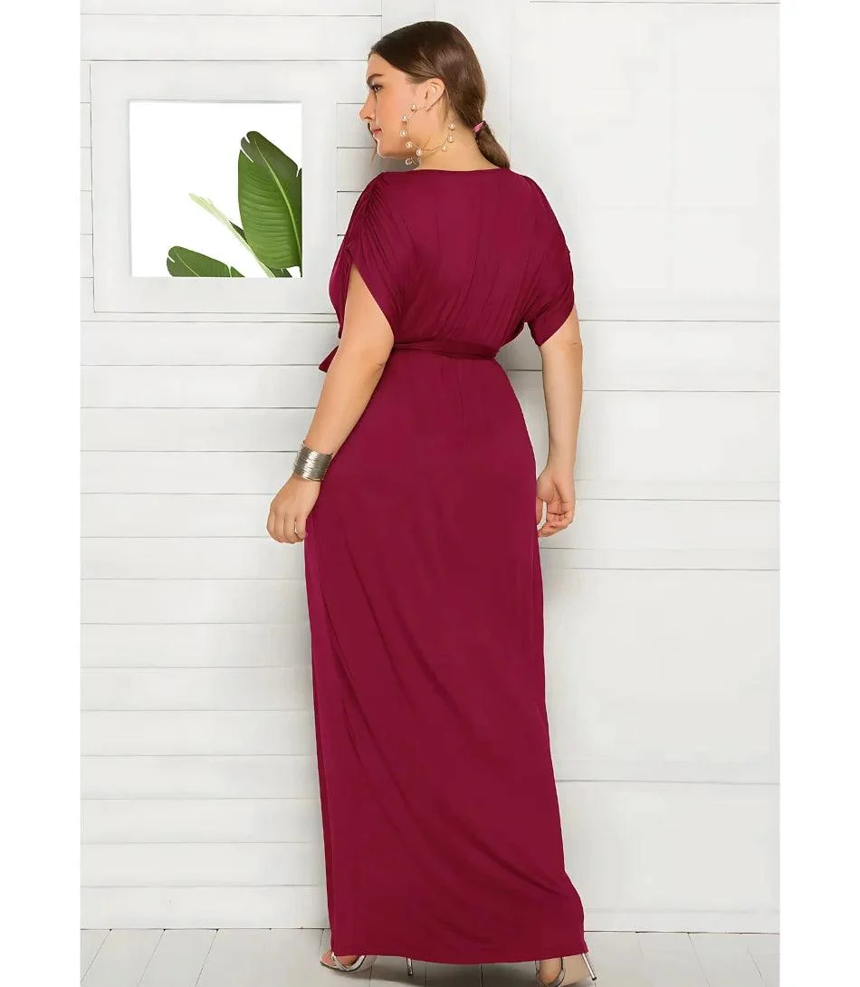 Vestido Longo Plus Size Elegante para Madrinhas e Formandas | Cloe - Image 5