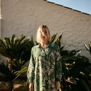 VESTIDO - CAMISA DE FOLHAS